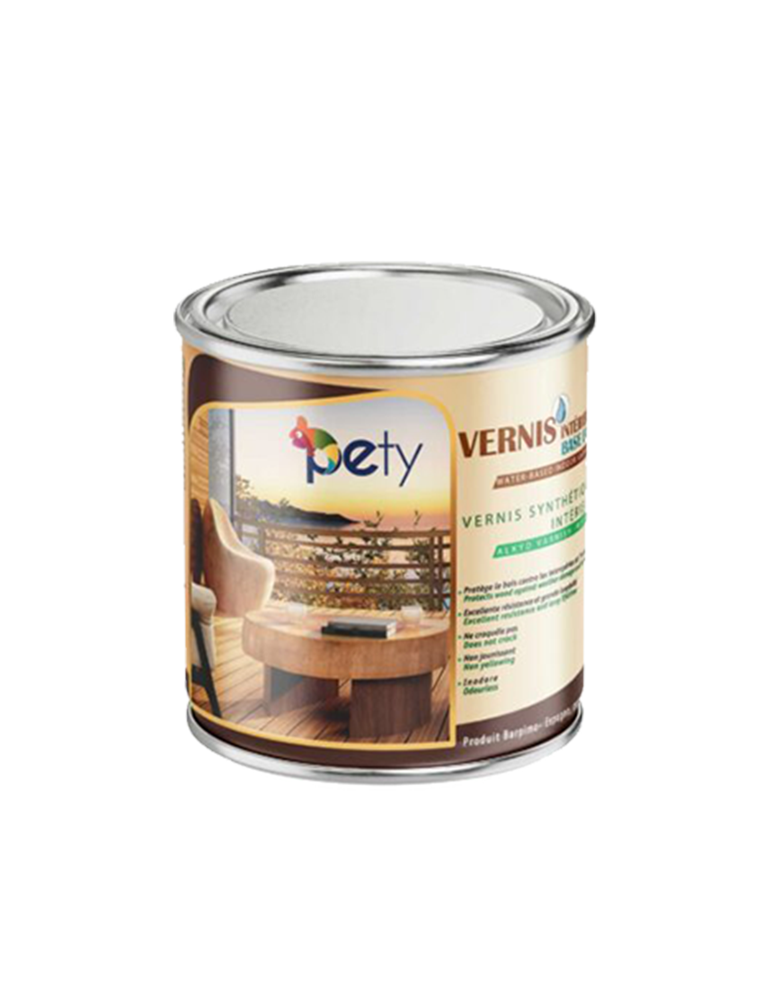 VERNIS SYNTHETIQUE INTERIEUR A BASE D'EAU